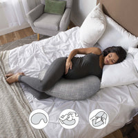 Boppy Cuddle Pregnancy Pillow with Removable Cover Boppy